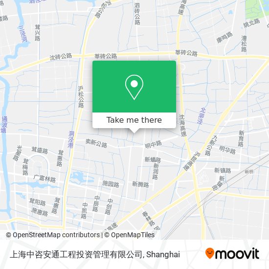 上海中咨安通工程投资管理有限公司 map