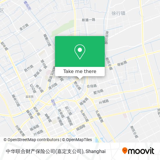 中华联合财产保险公司(嘉定支公司) map