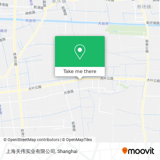 上海关伟实业有限公司 map