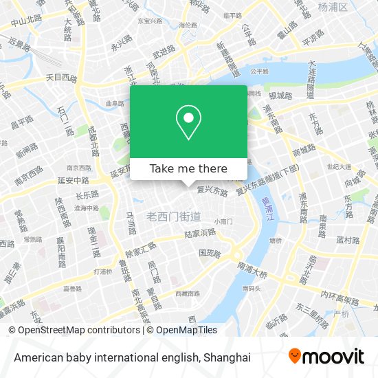 American baby international english map