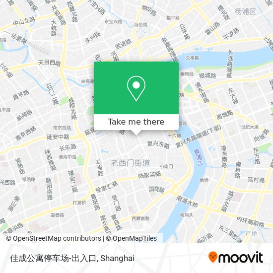 佳成公寓停车场-出入口 map