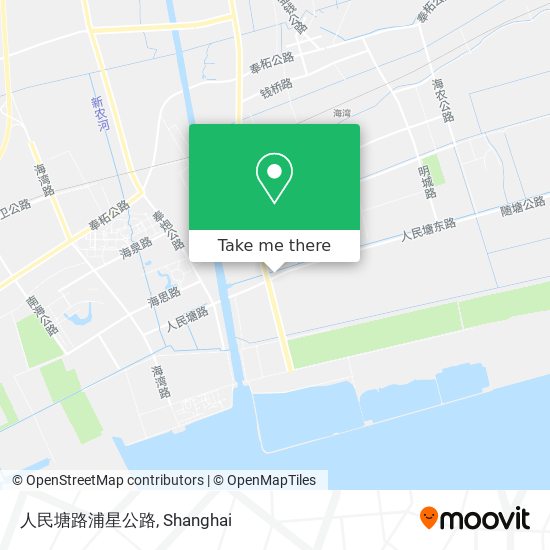 人民塘路浦星公路 map