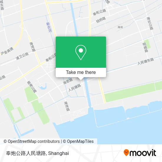奉炮公路人民塘路 map
