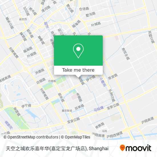 天空之城欢乐嘉年华(嘉定宝龙广场店) map