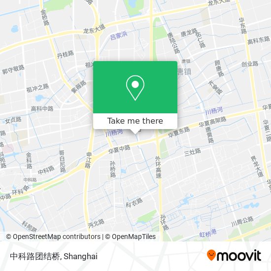 中科路团结桥 map