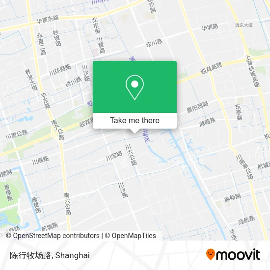 陈行牧场路 map