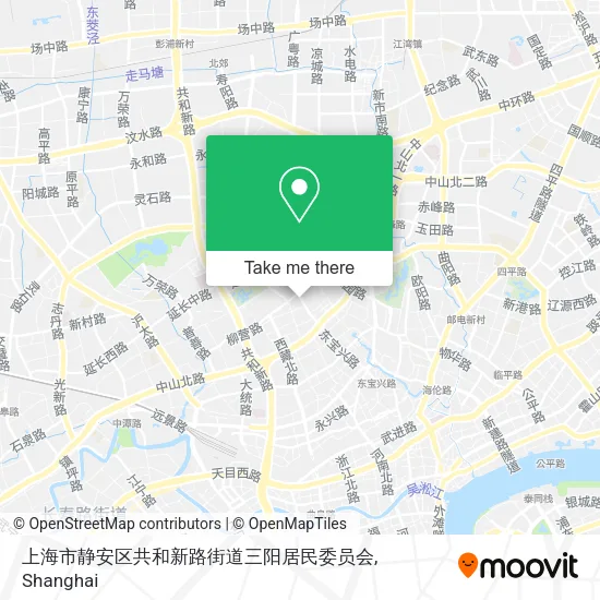 上海市静安区共和新路街道三阳居民委员会 map