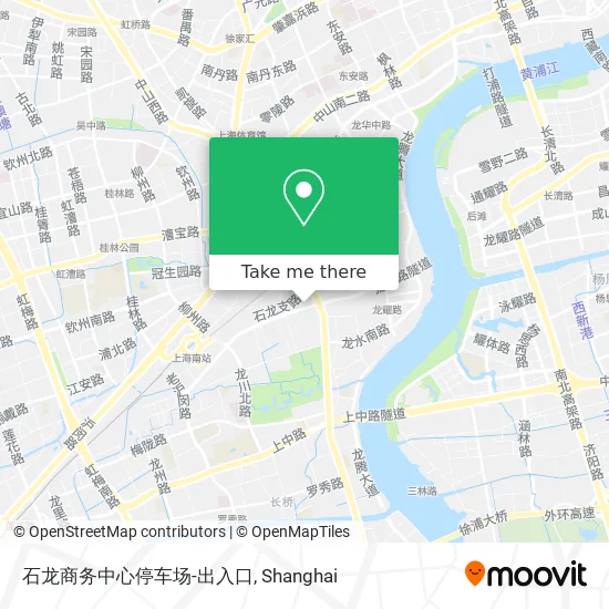 石龙商务中心停车场-出入口 map