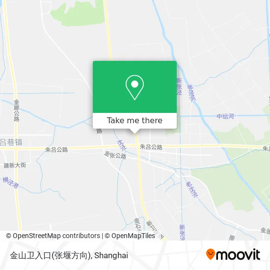 金山卫入口(张堰方向) map