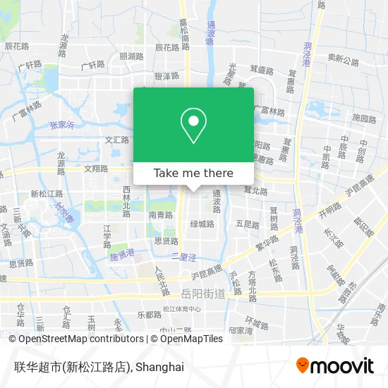 联华超市(新松江路店) map