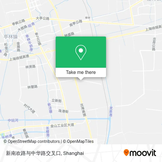 新南欢路与中华路交叉口 map