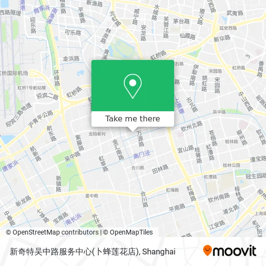 新奇特吴中路服务中心(卜蜂莲花店) map