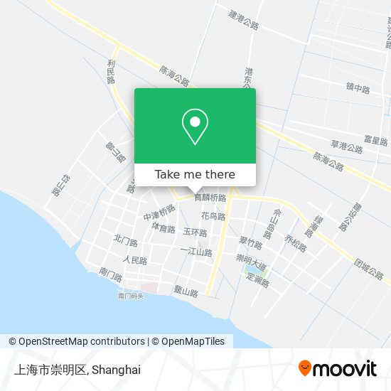 上海市崇明区 map