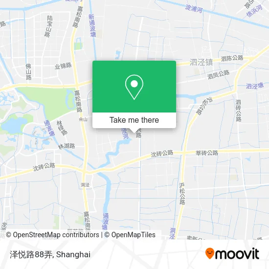 泽悦路88弄 map