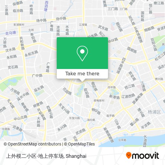 上外模二小区-地上停车场 map