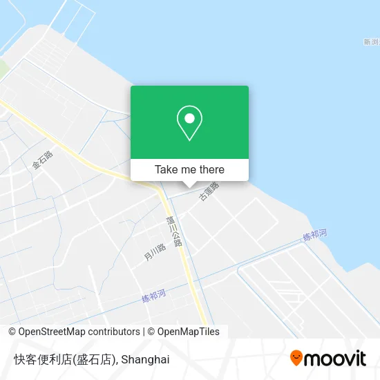 快客便利店(盛石店) map