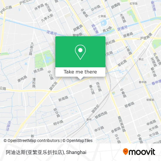 阿迪达斯(亚繁亚乐折扣店) map