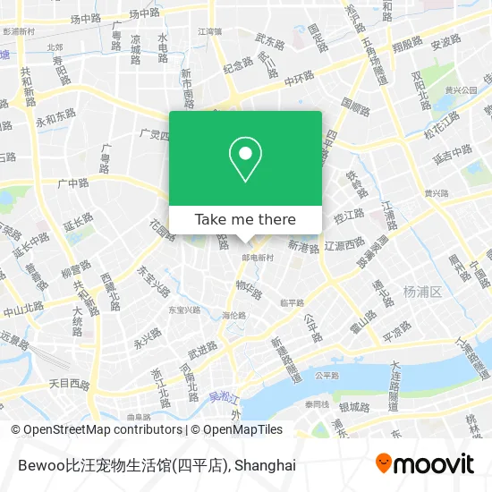 Bewoo比汪宠物生活馆(四平店) map