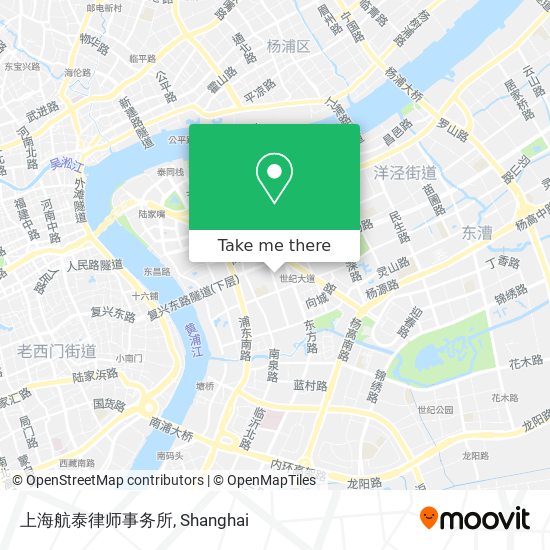 上海航泰律师事务所 map