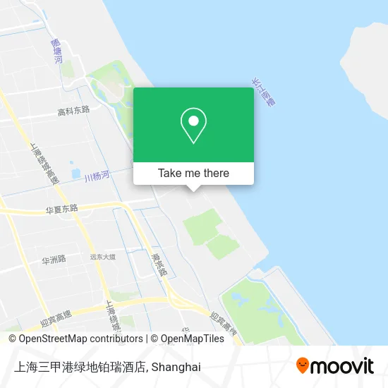上海三甲港绿地铂瑞酒店 map
