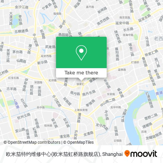 欧米茄特约维修中心(欧米茄虹桥路旗舰店) map