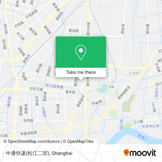 中通快递(松江二部) map