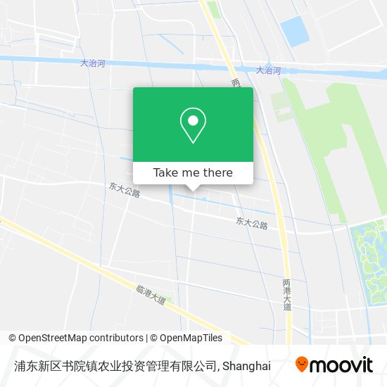 浦东新区书院镇农业投资管理有限公司 map