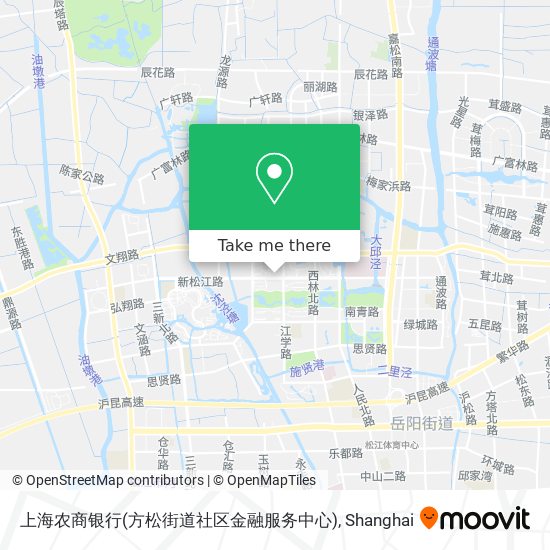 上海农商银行(方松街道社区金融服务中心) map