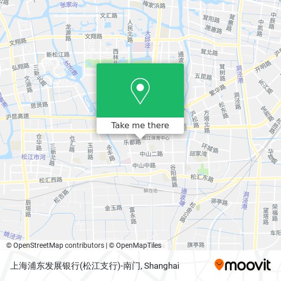 上海浦东发展银行(松江支行)-南门 map