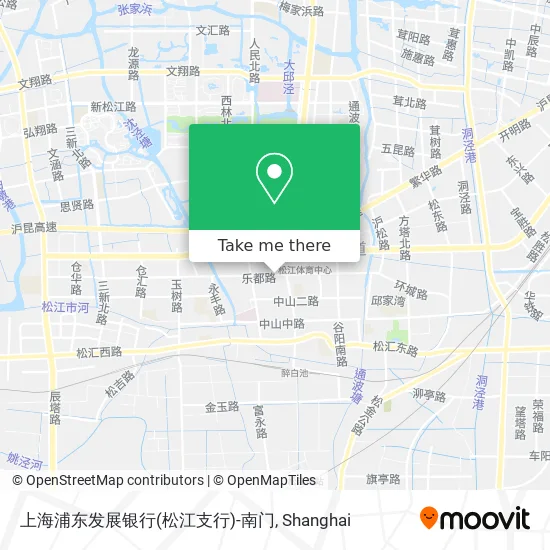 上海浦东发展银行(松江支行)-南门 map