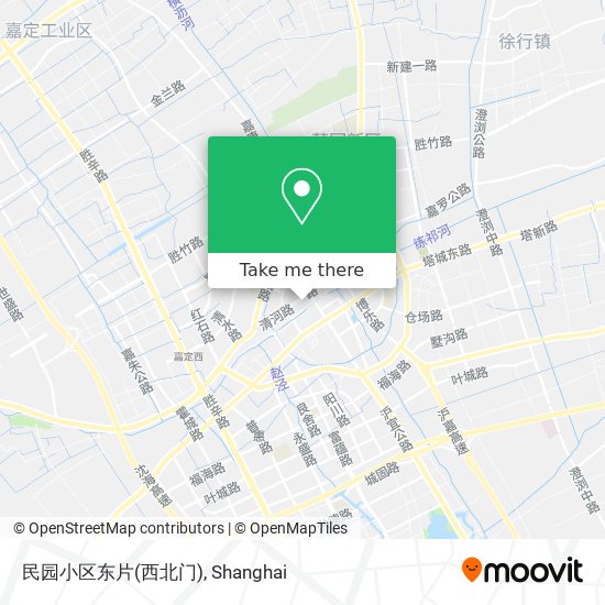 民园小区东片(西北门) map
