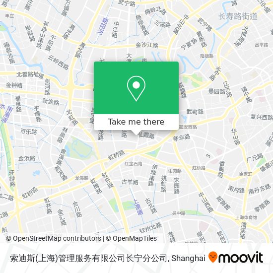 索迪斯(上海)管理服务有限公司长宁分公司 map