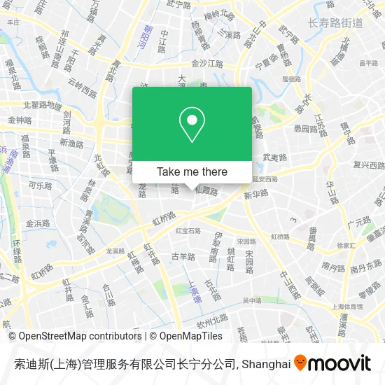 索迪斯(上海)管理服务有限公司长宁分公司 map