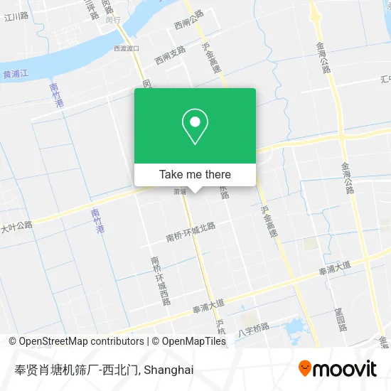 奉贤肖塘机筛厂-西北门 map
