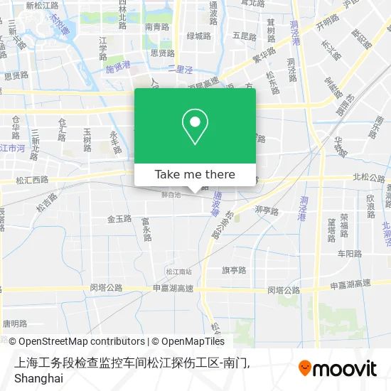 上海工务段检查监控车间松江探伤工区-南门 map