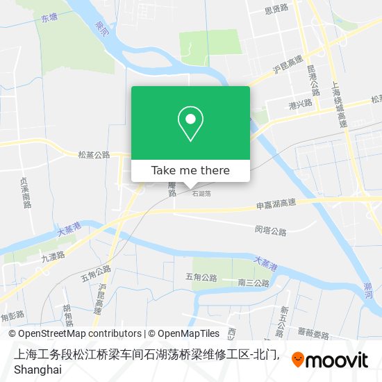 上海工务段松江桥梁车间石湖荡桥梁维修工区-北门 map