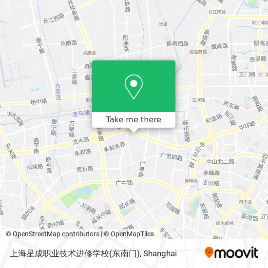 上海星成职业技术进修学校(东南门) map
