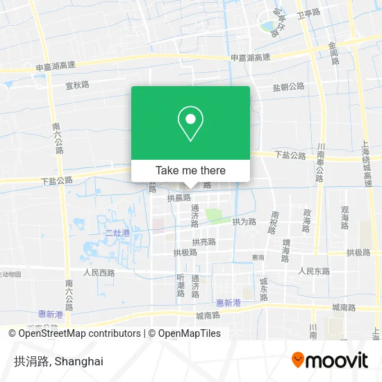 拱涓路 map