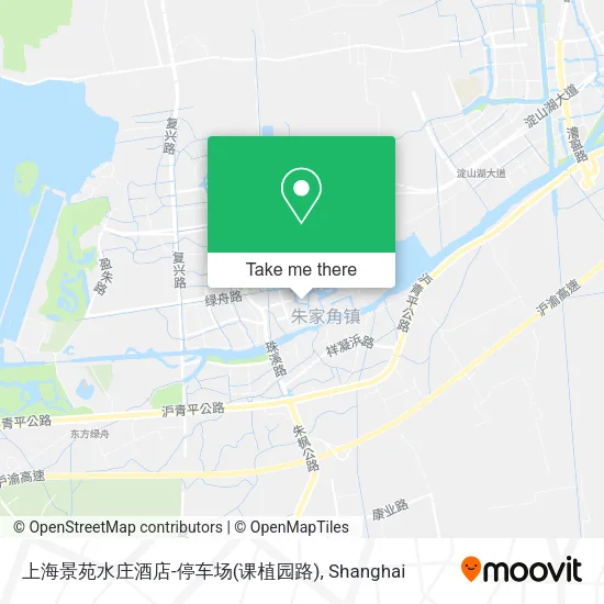 上海景苑水庄酒店-停车场(课植园路) map