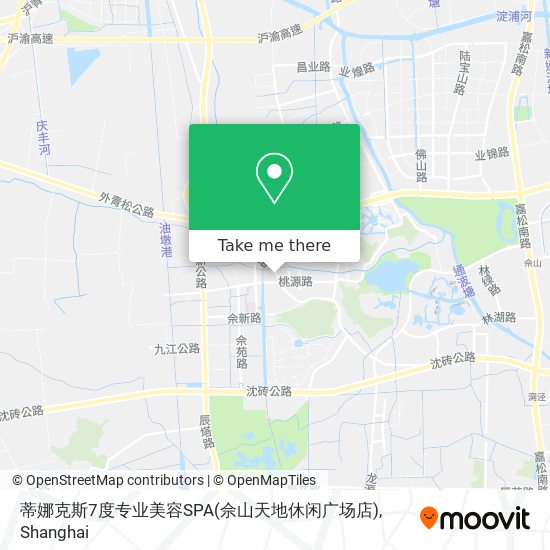 蒂娜克斯7度专业美容SPA(佘山天地休闲广场店) map