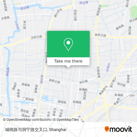 城桃路与洞宁路交叉口 map