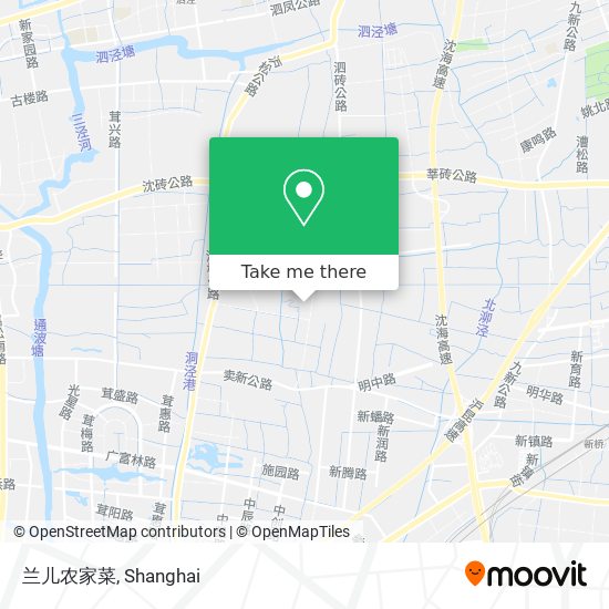兰儿农家菜 map