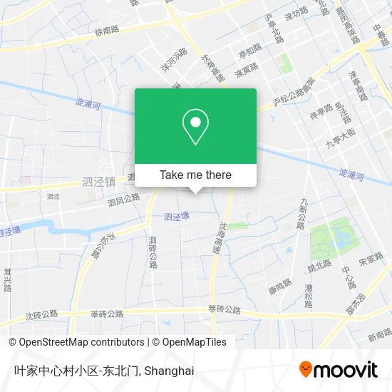 叶家中心村小区-东北门 map