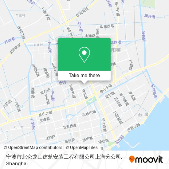 宁波市北仑龙山建筑安装工程有限公司上海分公司 map