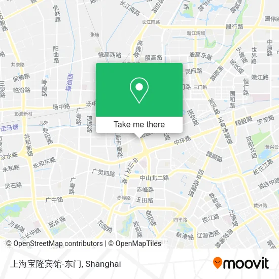 上海宝隆宾馆-东门 map