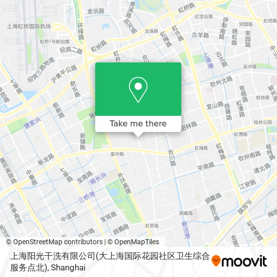 上海阳光干洗有限公司(大上海国际花园社区卫生综合服务点北) map
