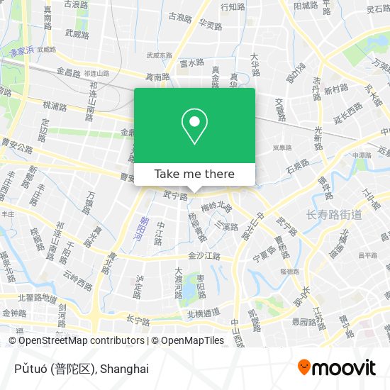 Pǔtuó (普陀区) map
