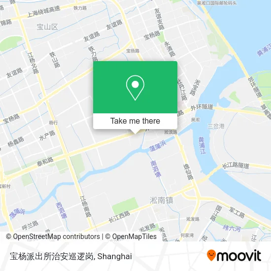 宝杨派出所治安巡逻岗 map