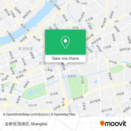 金桥世茂湖滨 map