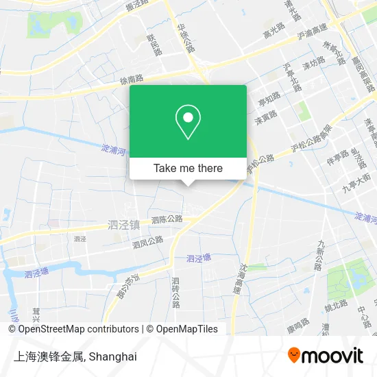 上海澳锋金属 map